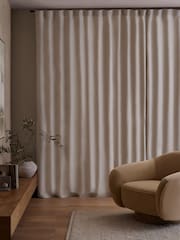 Cortinas revestidas com cabeçalho N. Premium Collection 100% Linen Wave - Imagem 2 de 8