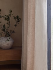Cortinas revestidas com cabeçalho N. Premium Collection 100% Linen Wave - Imagem 4 de 8