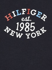 Tommy Hilfiger Blue Monotype Oval Sweat Top & Joggers Set 2 Piece - Image 3 of 3