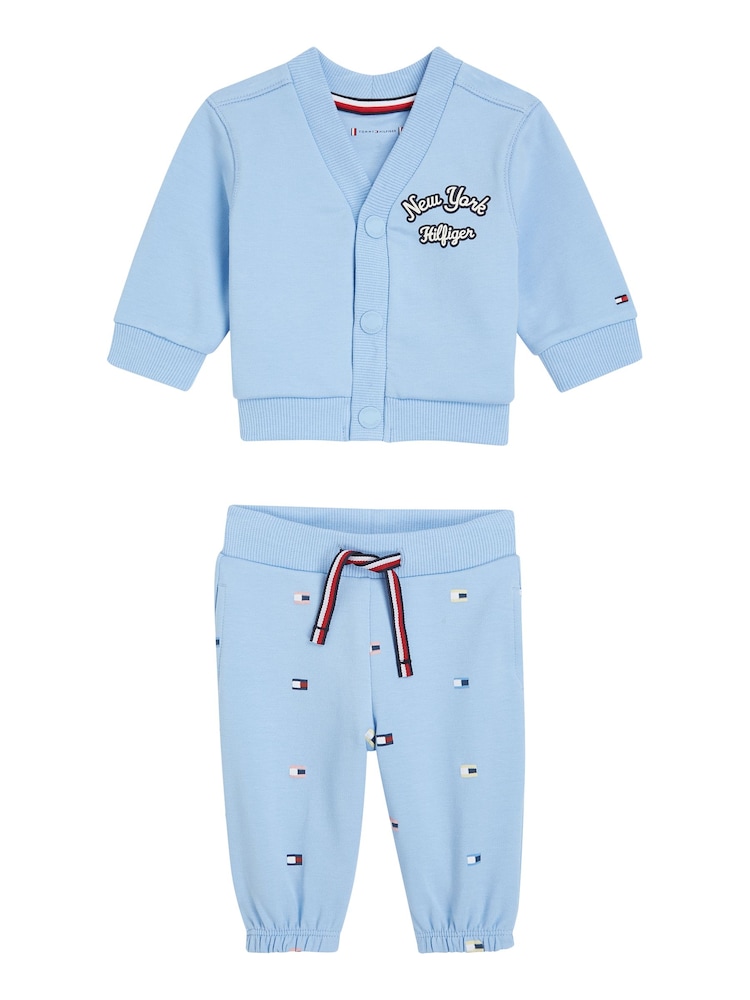 Tommy Hilfiger Blue Fun Pigment Print 2 Piece Set - Image 1 of 1