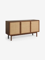 MADE.COM Dark Oak Effect Pavia Rattan Large Sideboard - Image 4 of 5