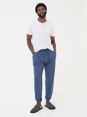 FatFace Blue Lounge Joggers - Image 3 of 6