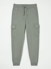 Brooke Khaki Green Cargo Joggers - Image 5 of 5