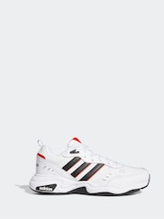 adidas White Strutter Trainers - Image 1 of 8
