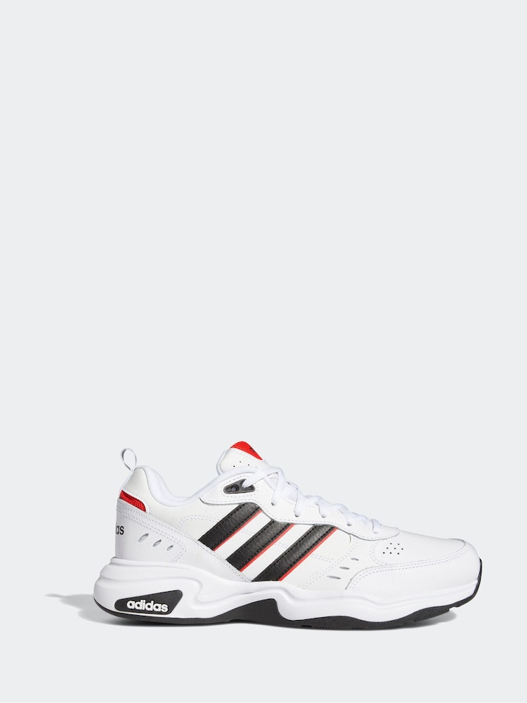 adidas White Strutter Trainers - Image 1 of 8