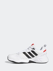 adidas White Strutter Trainers - Image 2 of 8