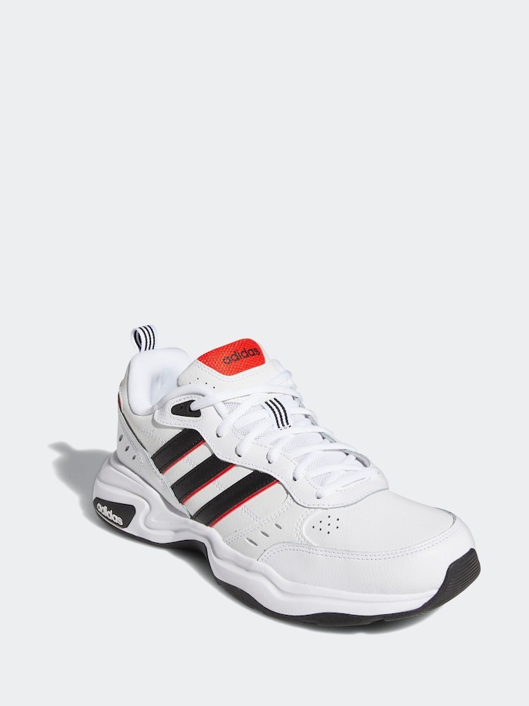 adidas White Strutter Trainers - Image 3 of 8