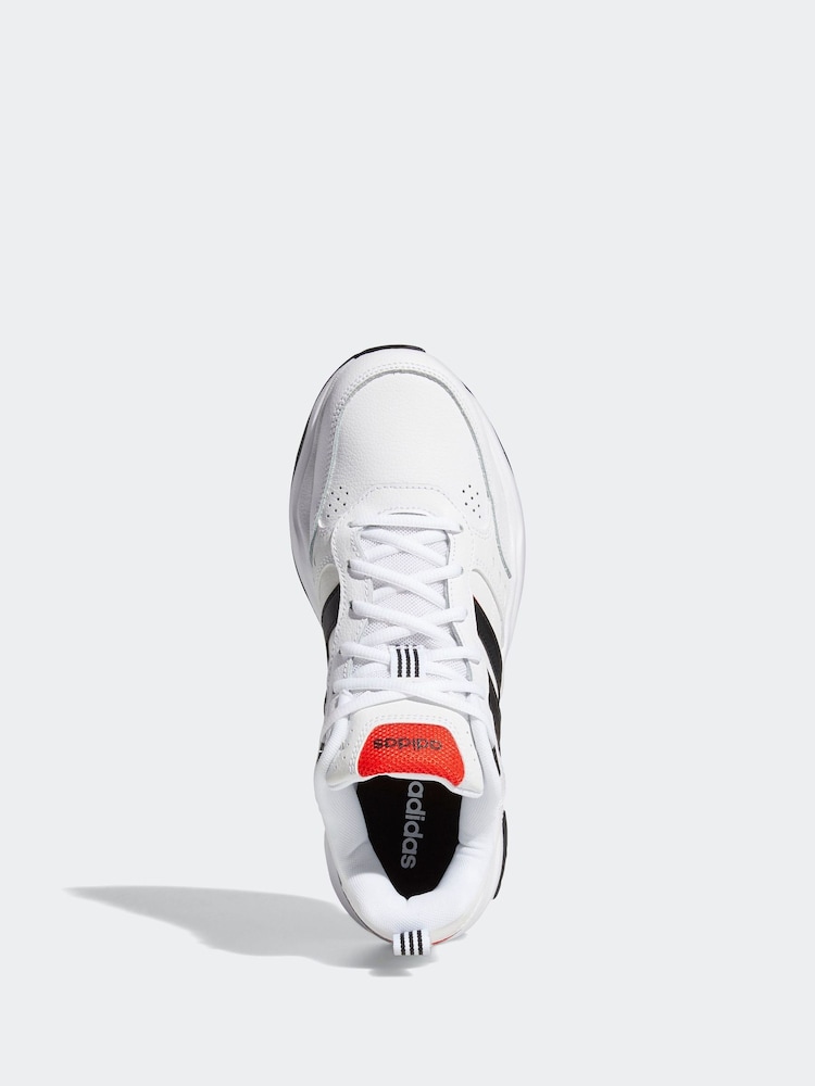 adidas White Strutter Trainers - Image 4 of 8