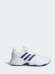 adidas White Strutter Trainers - Image 1 of 10