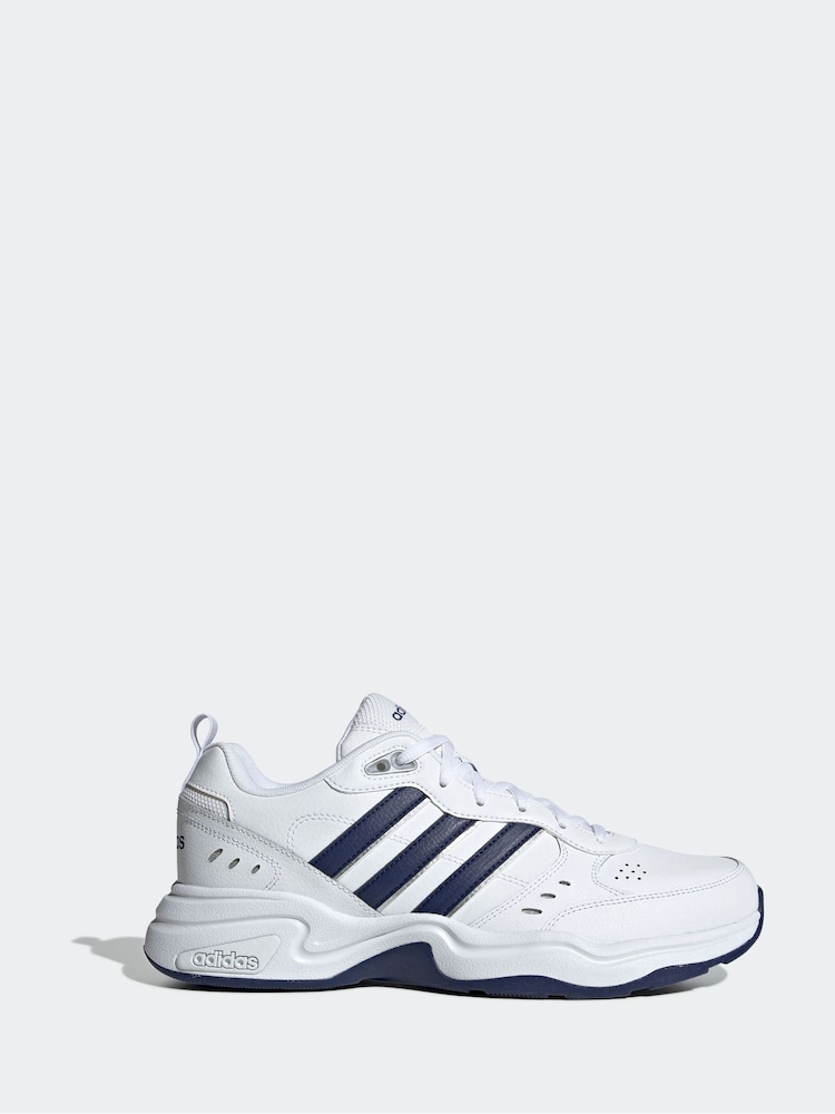 adidas White Strutter Trainers - Image 1 of 10