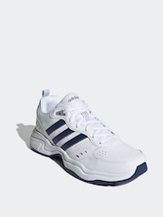 adidas White Strutter Trainers - Image 3 of 10