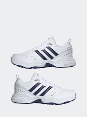adidas White Strutter Trainers - Image 4 of 10