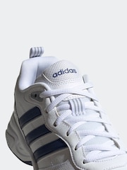adidas White Strutter Trainers - Image 8 of 10