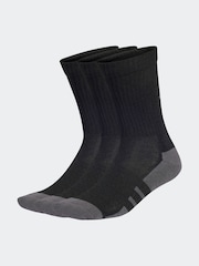 adidas Black Essentials Crew Socks 3 Pack - Image 1 of 4