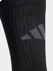 adidas Black Essentials Crew Socks 3 Pack - Image 4 of 4