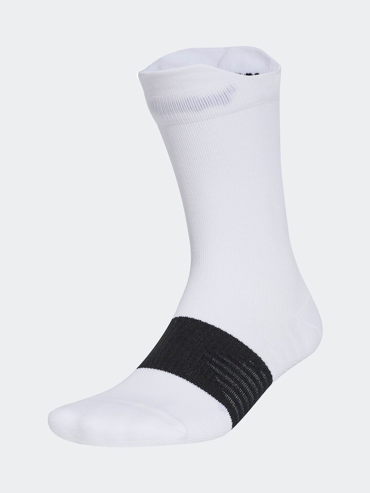 adidas White RunxGraphic 1 Pack Socks - Image 1 of 3