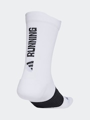 adidas White RunxGraphic 1 Pack Socks - Image 2 of 3