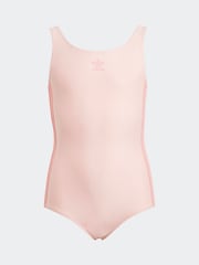 adidas Orange Originals Adicolor 3 Stripe Swimsuit - Image 1 of 5