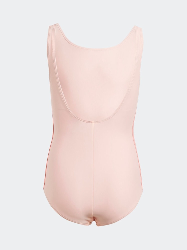 adidas Orange Originals Adicolor 3 Stripe Swimsuit - Image 2 of 5