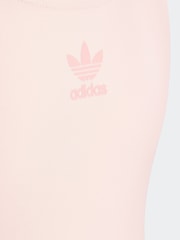 adidas Orange Originals Adicolor 3 Stripe Swimsuit - Image 3 of 5