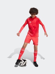 adidas Orange Coral Tiro 24 Shorts - Image 1 of 5