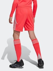 adidas Orange Coral Tiro 24 Shorts - Image 3 of 5
