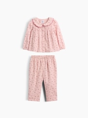 Gap Pink Floral Top & Legging Set (0-24mths) - Image 1 of 2