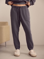 Washed Grey Cuffed Joggers - Image 1 of 5