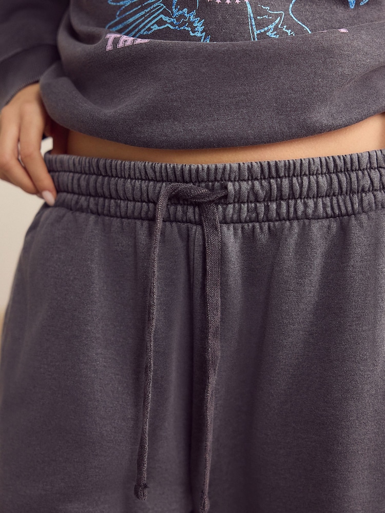 Washed Grey Cuffed Joggers - Image 5 of 5