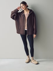 Chocolate Scuba Full Zip Hoodie - Image 2 of 7