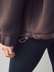 Chocolate Scuba Full Zip Hoodie - Image 6 of 7