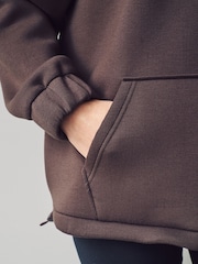 Chocolate Scuba Full Zip Hoodie - Image 7 of 7