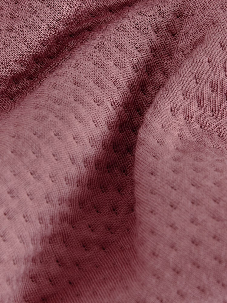 Rose - Pantalon de jogging texturé à revers - Image 7 of 8