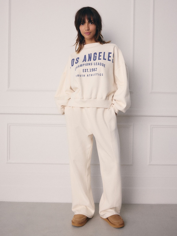 écru - Sweat avec slogan - Image 3 of 7