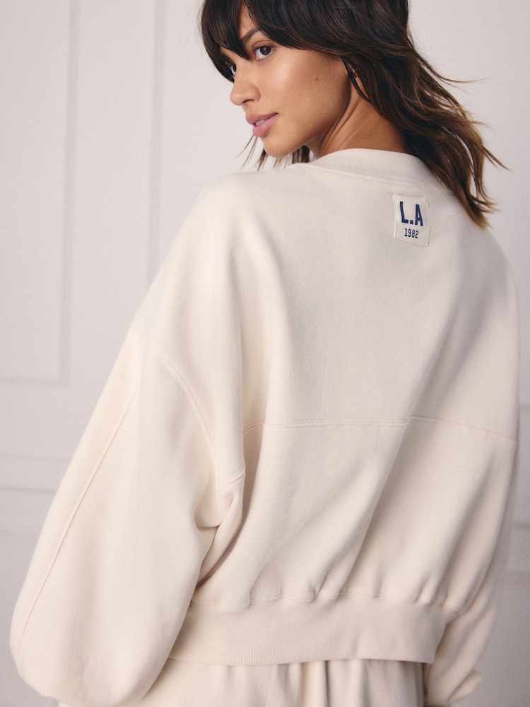 écru - Sweat avec slogan - Image 5 of 7