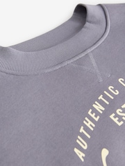 Azul - Sudadera con eslogan - Imagen 10 de 11