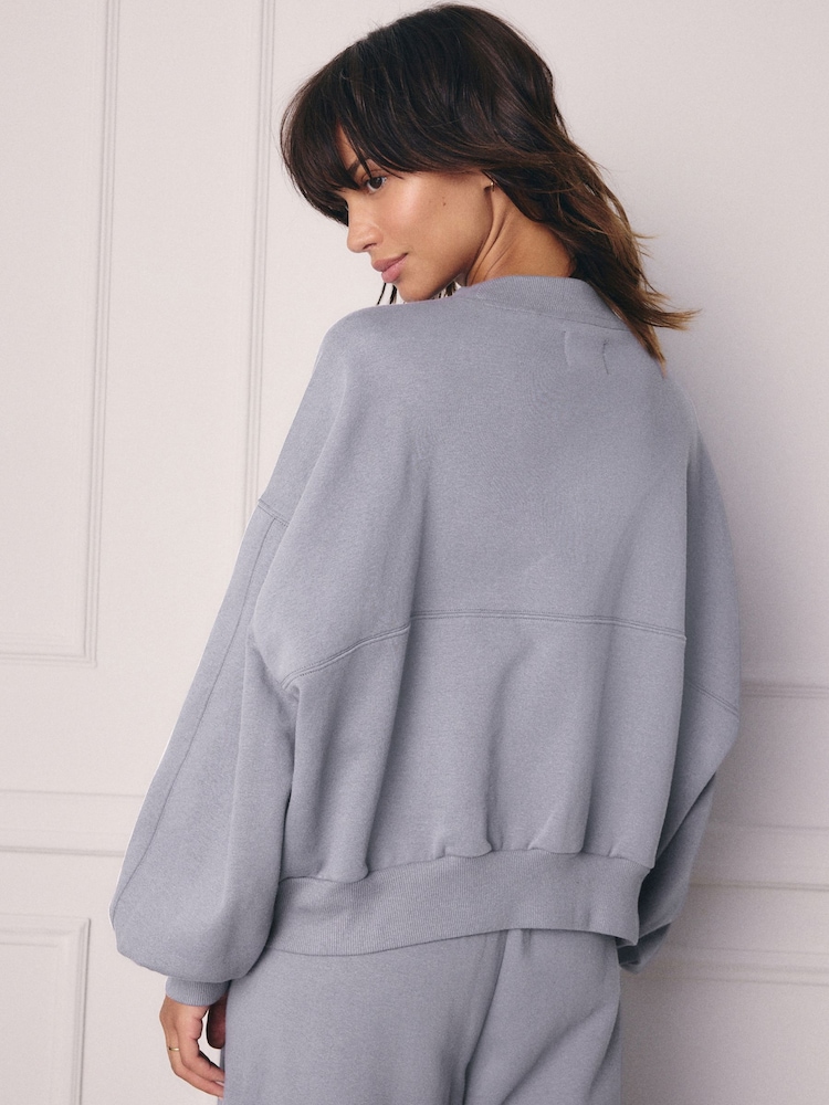 Bleu - Sweat avec slogan - Image 6 of 11