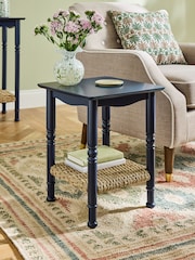 Nina Campbell Navy Alder Side Table - Image 1 of 3