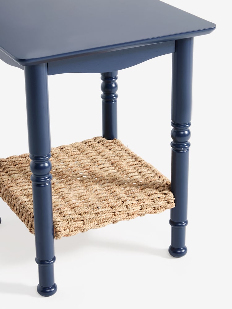 Nina Campbell Navy Alder Side Table - Image 6 of 6
