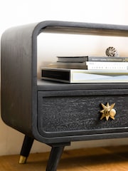 Rockett St George Black Ringo Up to 35 Inch TV Unit - Image 3 of 16
