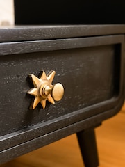 Rockett St George Black Ringo Up to 35 Inch TV Unit - Image 4 of 16