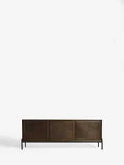Jasper Conran London Dark Oak Aden Wide Up to 50 Inch TV Unit - Image 4 of 8