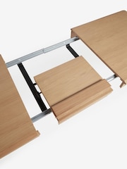 Jasper Conran London Oak Rectangular 6 to 8 Seater Belgrave Walnut Extending Dining Table - Image 9 of 10