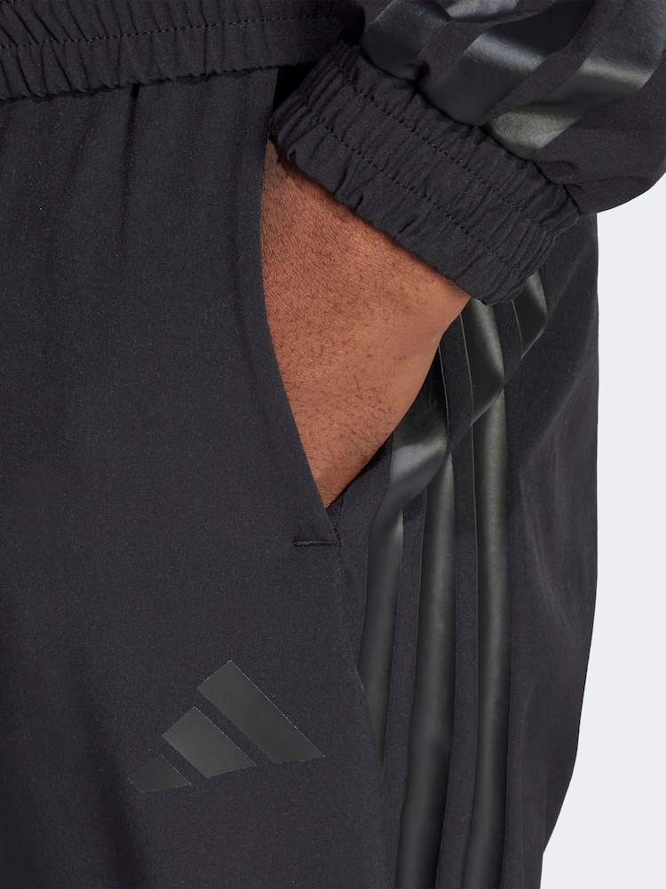 adidas Black House of Tiro Woven Joggers - Image 6 of 7