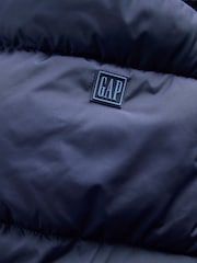 Gap Blue Relaxed Puffer Jacket - Image 4 of 4