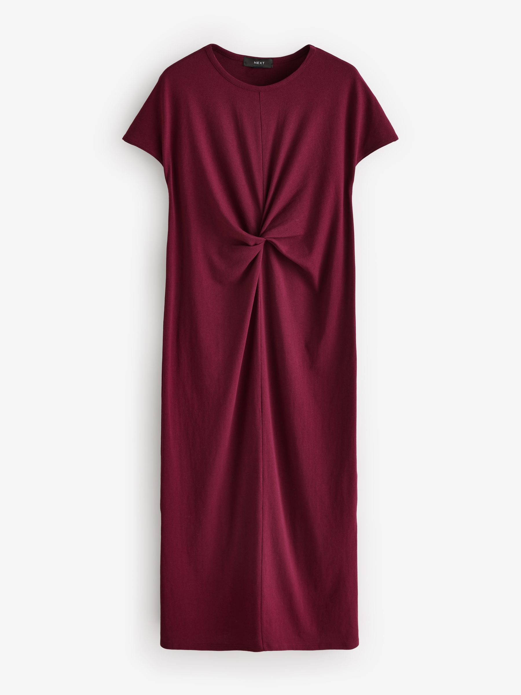 【海外配送可】【送料無料】 Buy Plum Purple Twist Short Sleeved T-Shirt Summer Dress ワンピース