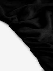 Black Off Shoulder T-Shirt Dress - Image 9 of 10