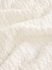 White Textured Jersey Maxi Dress - Image 7 of 8