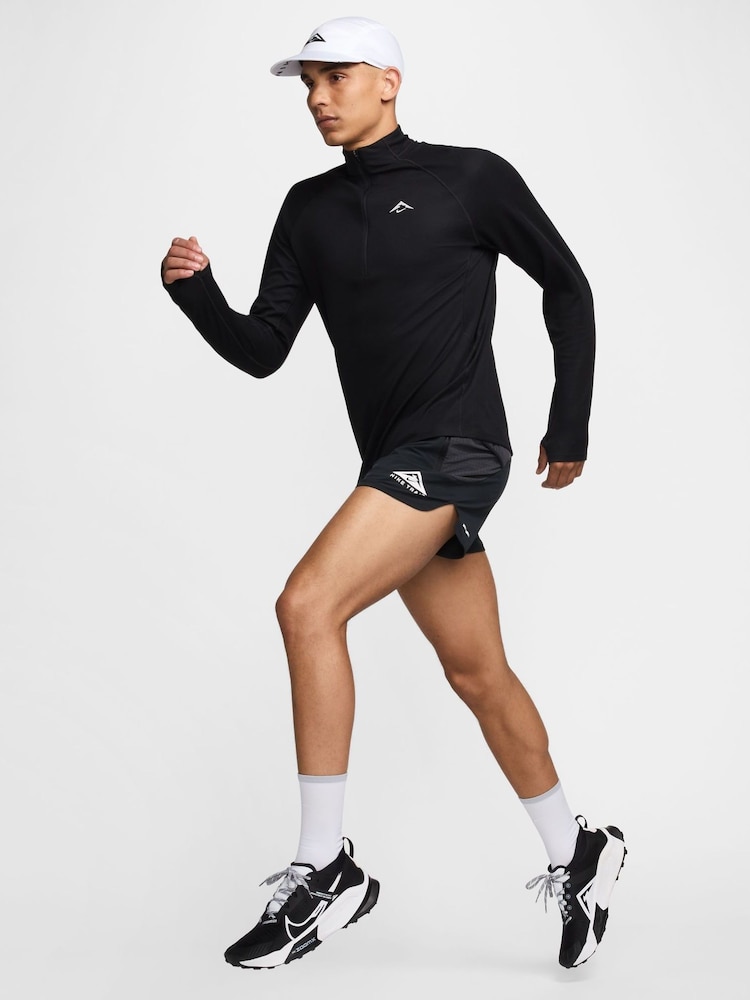 Nike Black Trail Dri-FIT 1/2-Zip Midlayer Top - Image 3 of 9