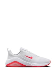 Nike White/Red Bella 7 Workout Trainers - Image 1 of 11